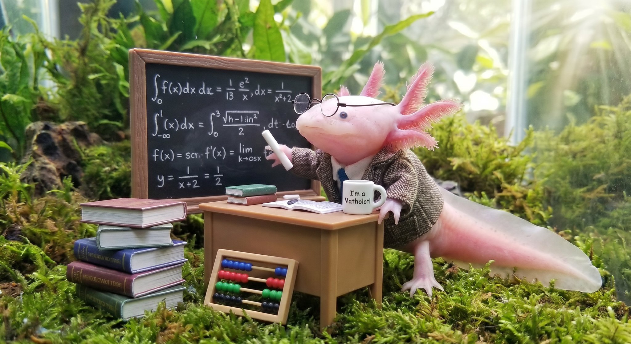 Exploring linear algebra and axolotls via Google AI Studio
