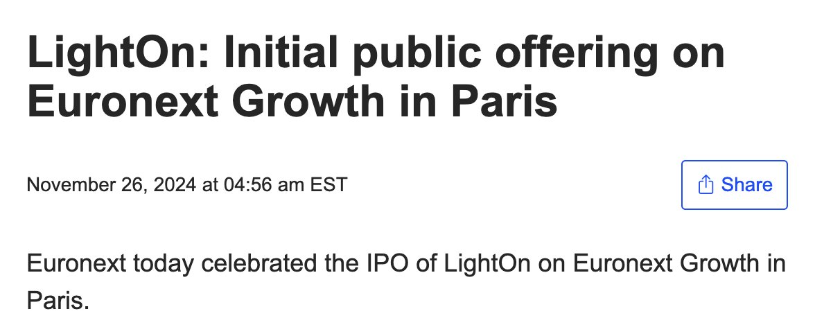 LightOn’s European AI IPO raises questions about valuation