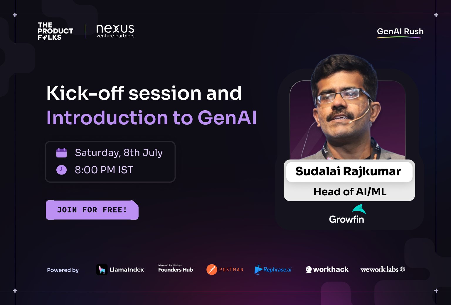 GenAI Course Overview and Hackathon with TheProductfolks