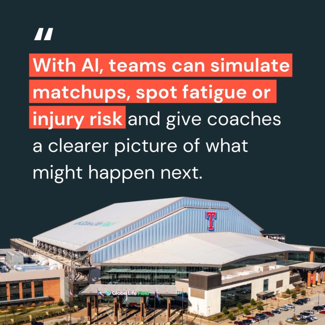 AI transforms sports analytics across leading professional organizations