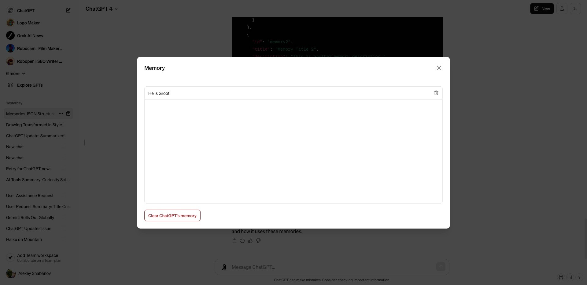 Understanding data privacy in ChatGPT