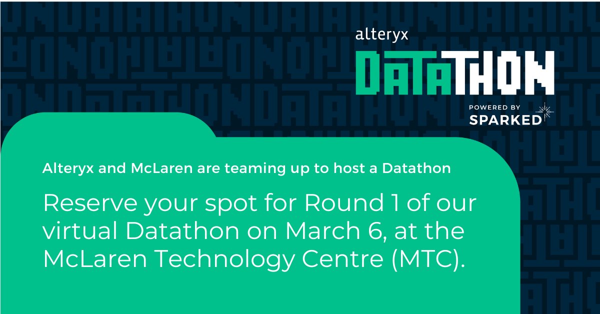 UK Students Challenge: Join McLaren Datathon Round 1 March 6
