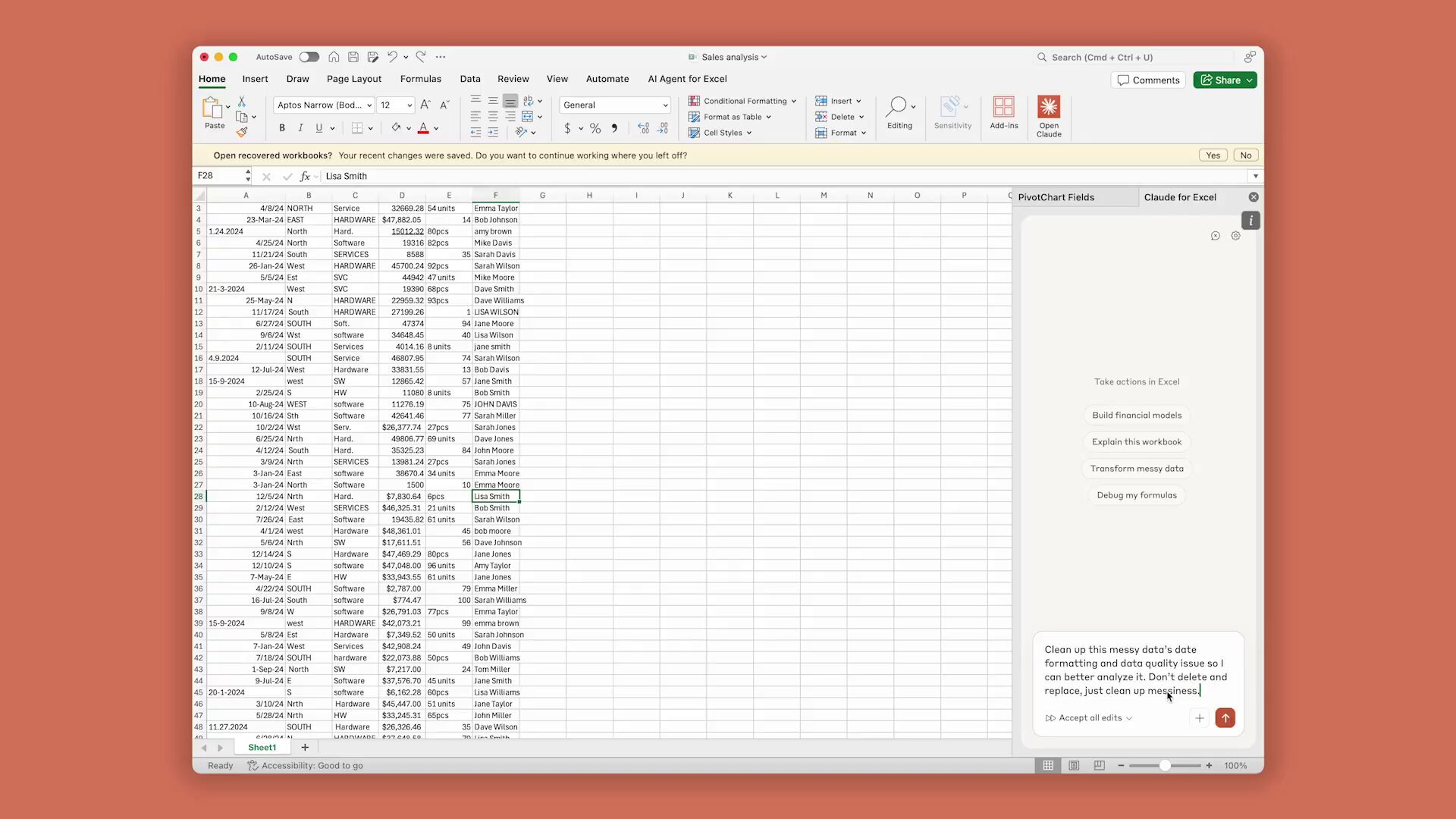 Claude AI Now Integrated Into Microsoft Excel Sidebar
