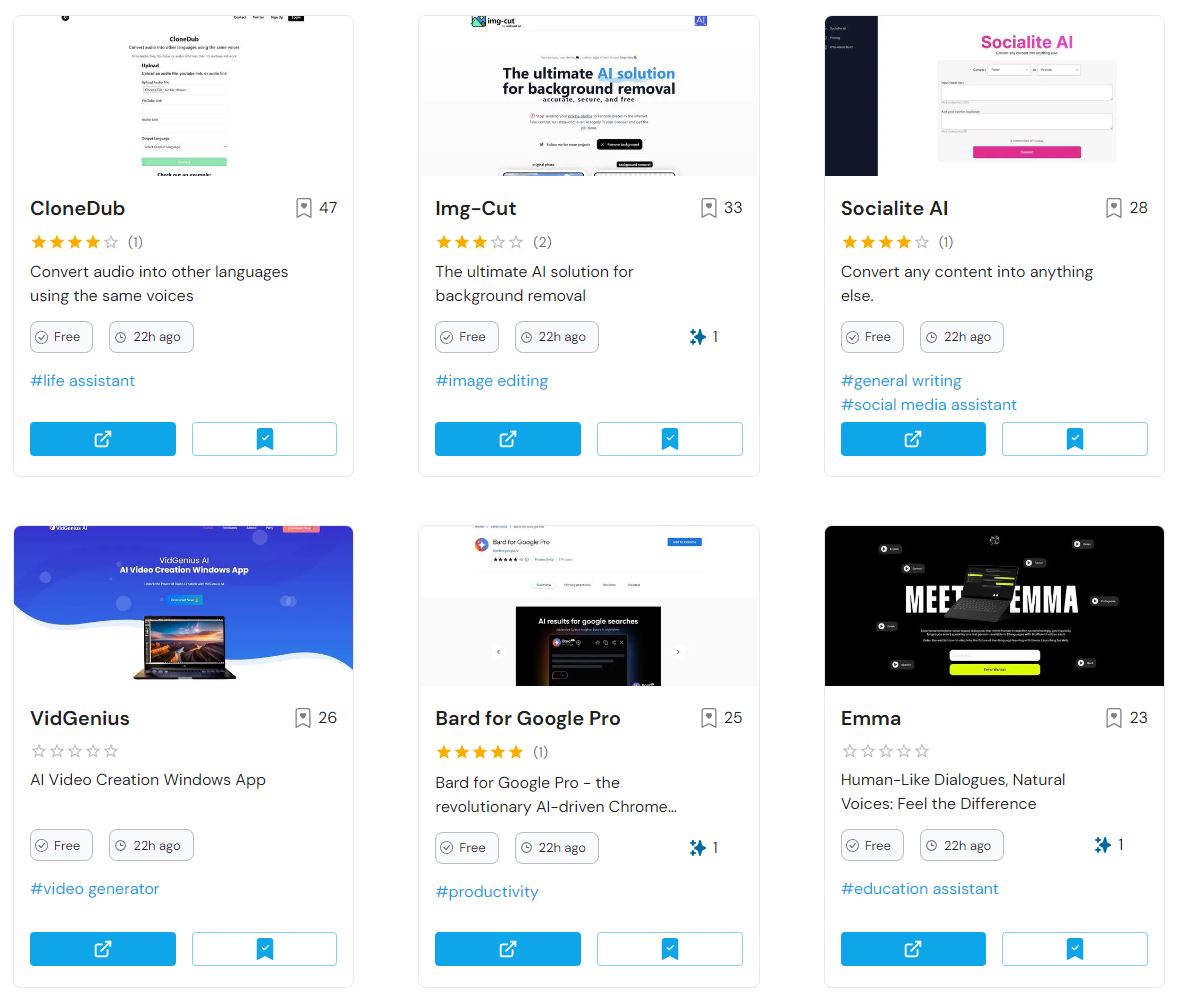 Top AI Tools Added on June 12, 2023