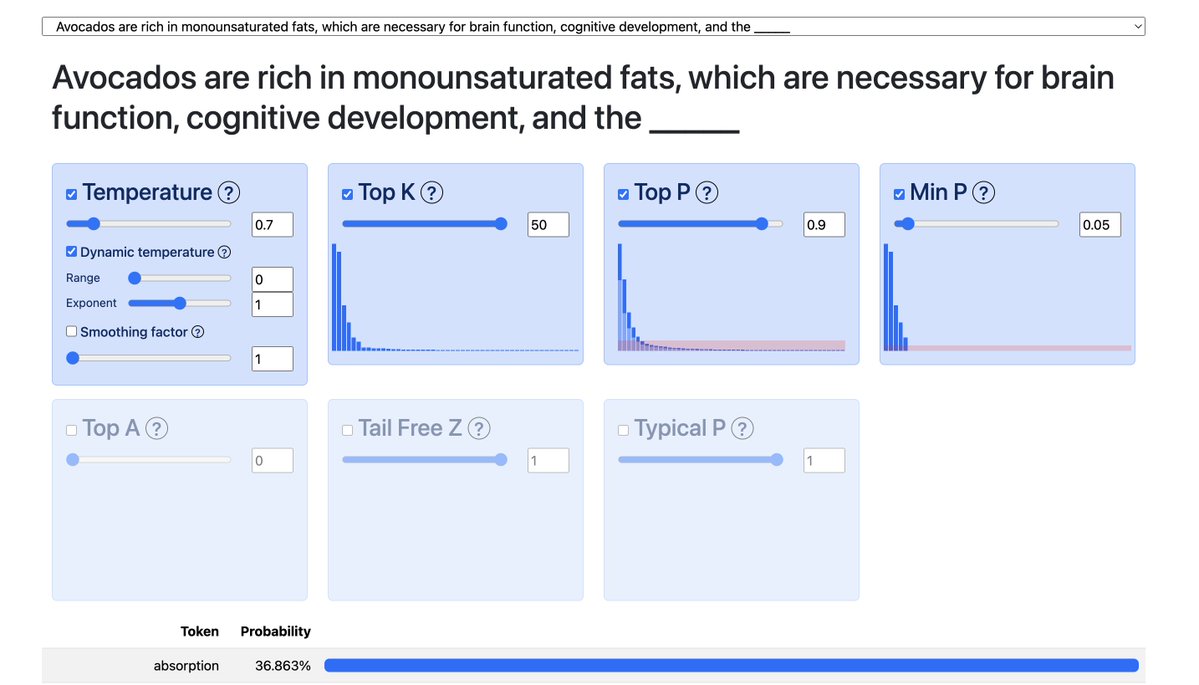Interactive LLM Decoding Strategies and Sampling Effects