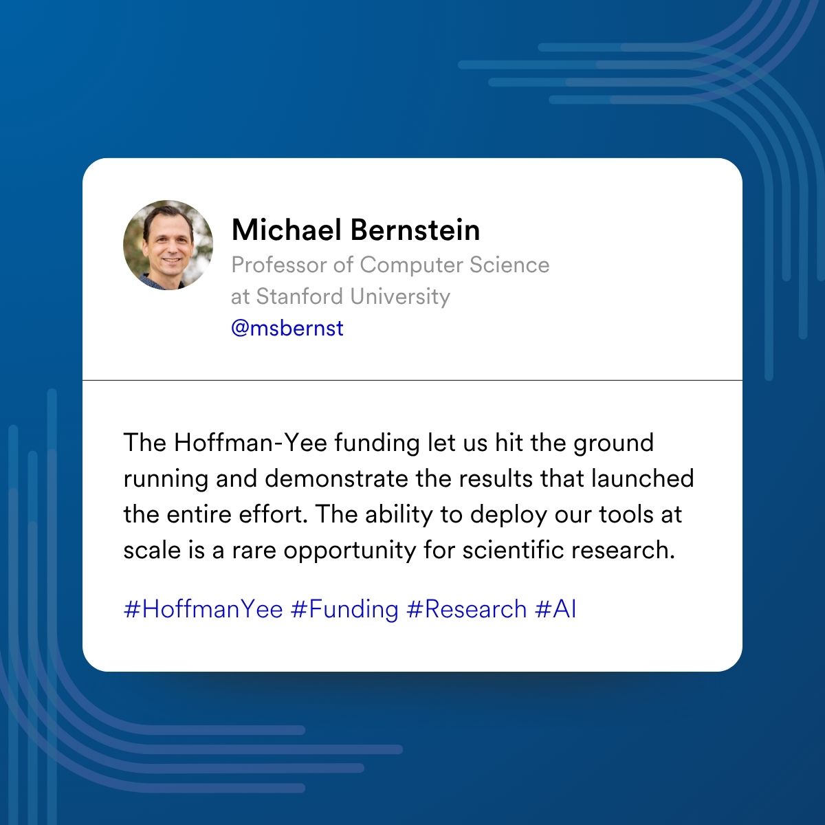 Stanford HAI Grants Fund Innovative AI Research Projects