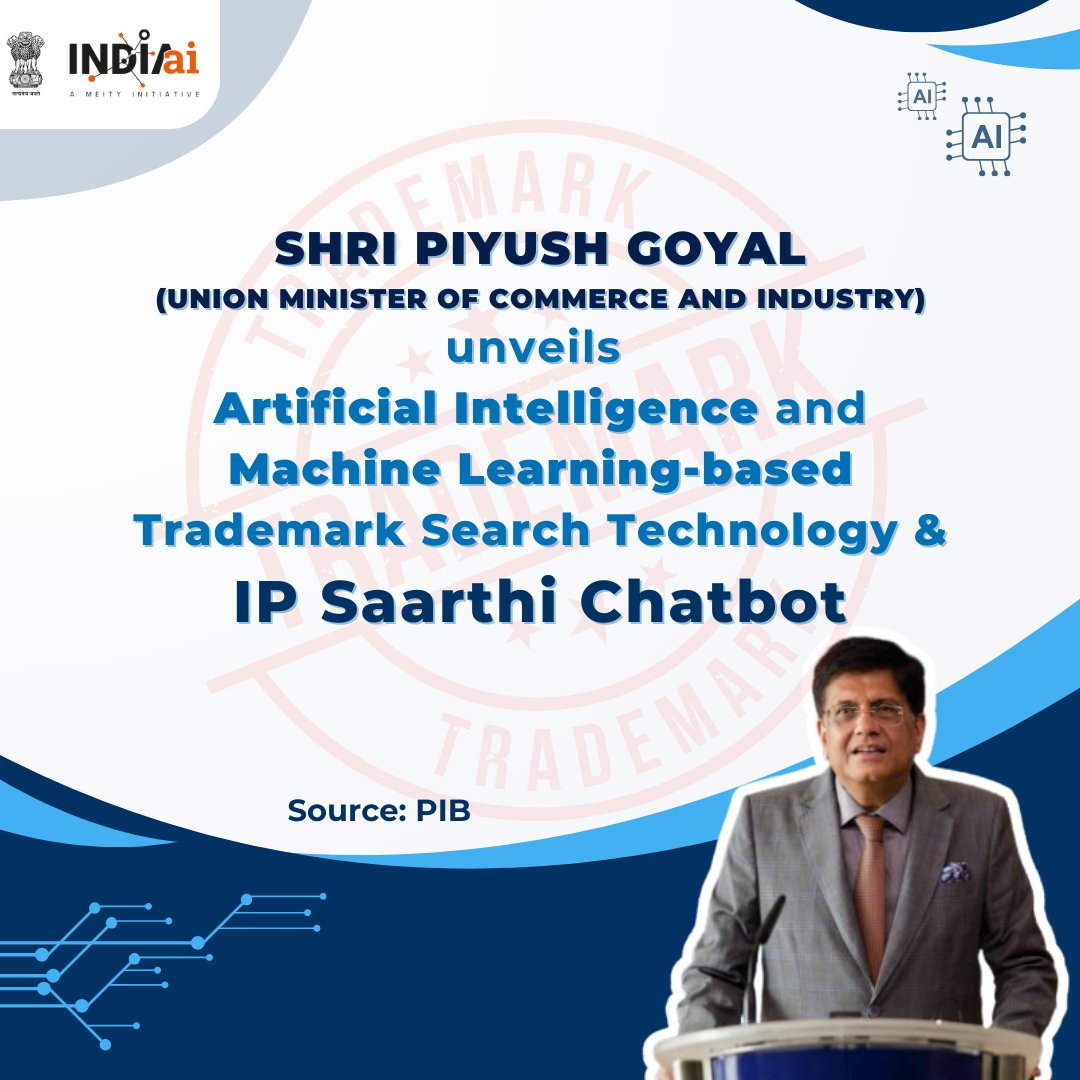 India Launches AI Trademark Search and IP Chatbot Technology