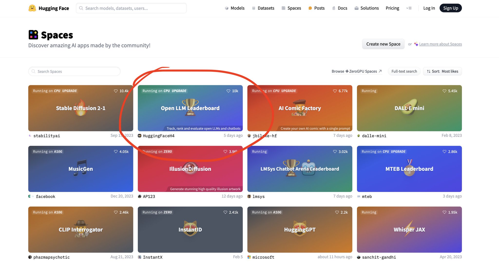Open LLM Leaderboard Reaches #2 Most Liked Space