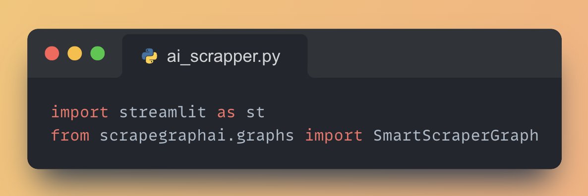 Building AI Web Apps with Streamlit and ScrapegraphAI
