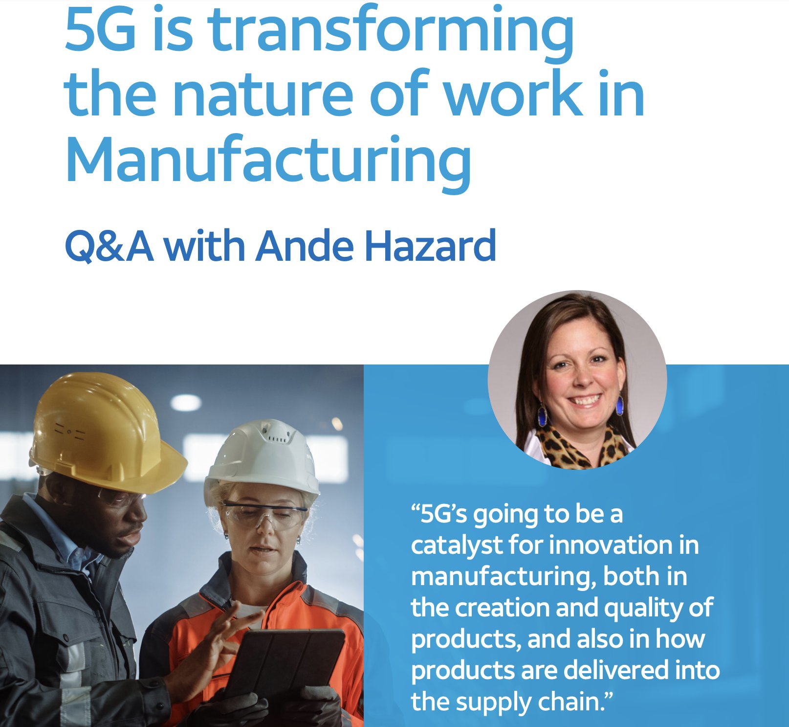 5G Technology Revolutionizing Manufacturing with Real-time Communication