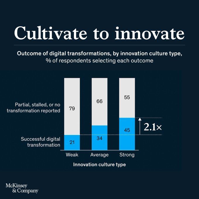 Organizational Culture Drives Innovation and Digital Transformation Success