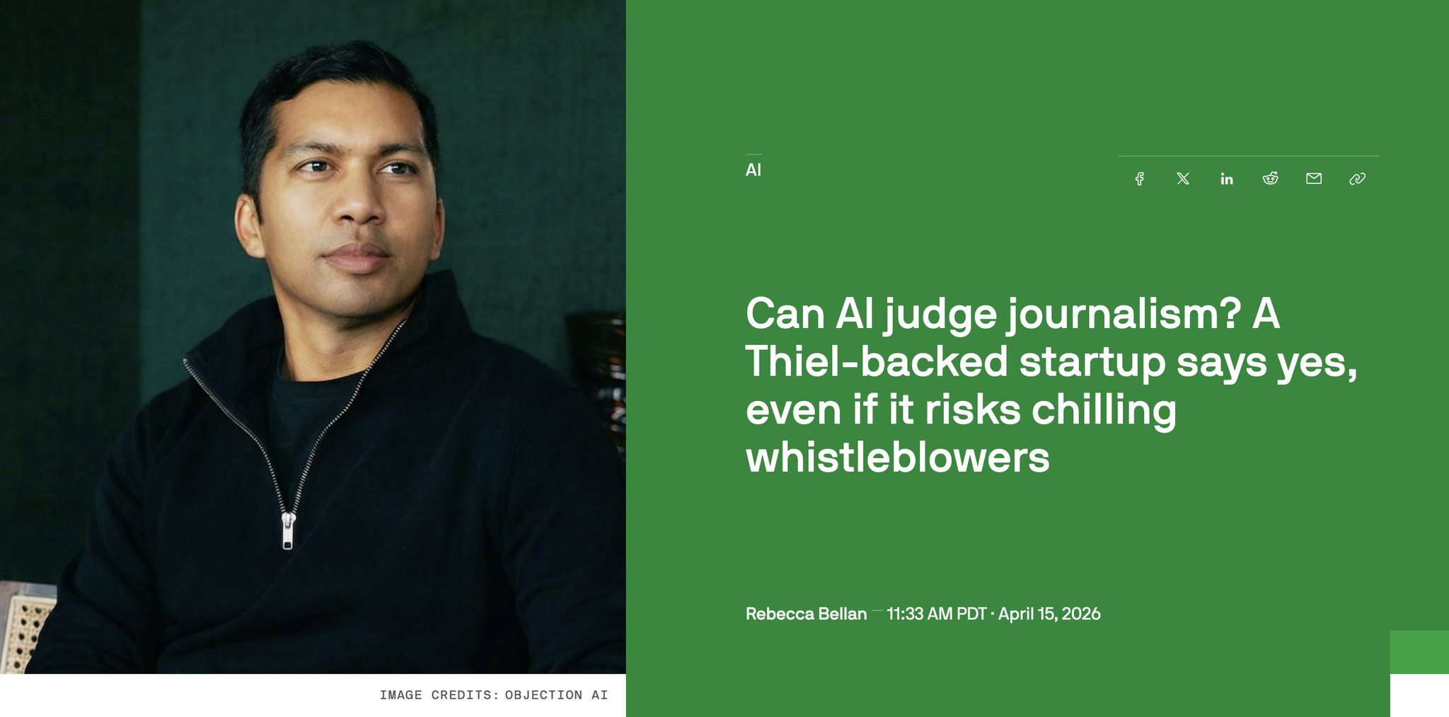 Thiel-backed platform rates journalists via LLM, threatens source protection
