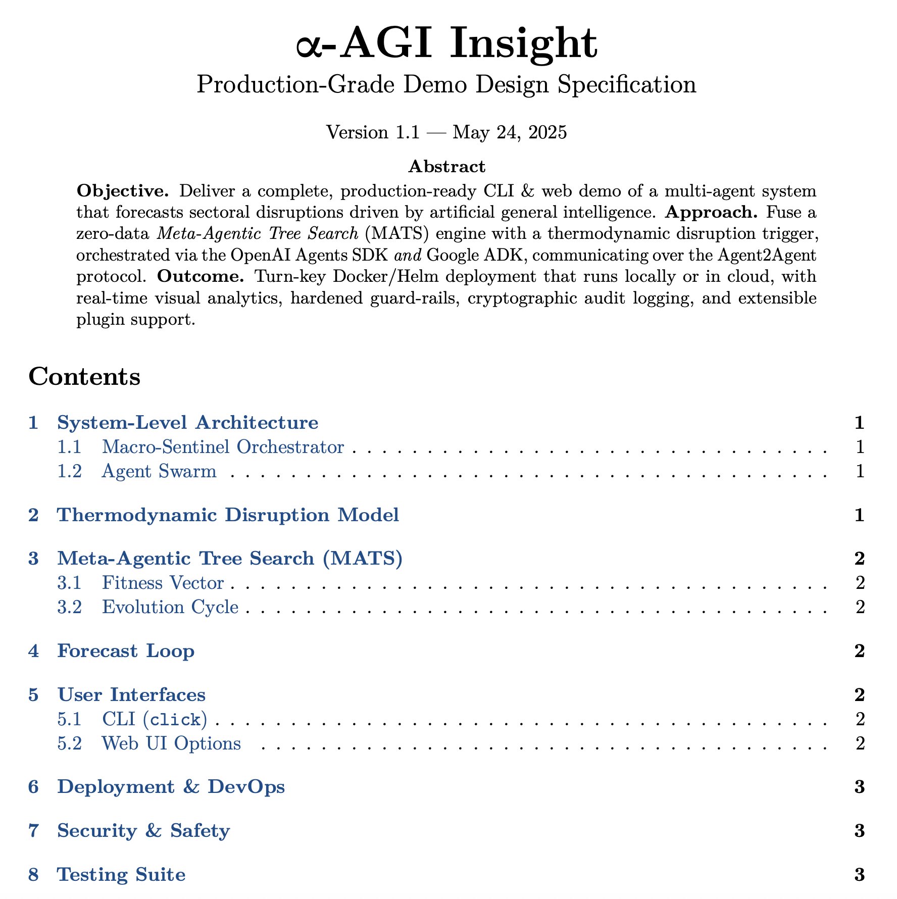 Alpha-AGI Production-Grade Demo: Beyond Human Foresight