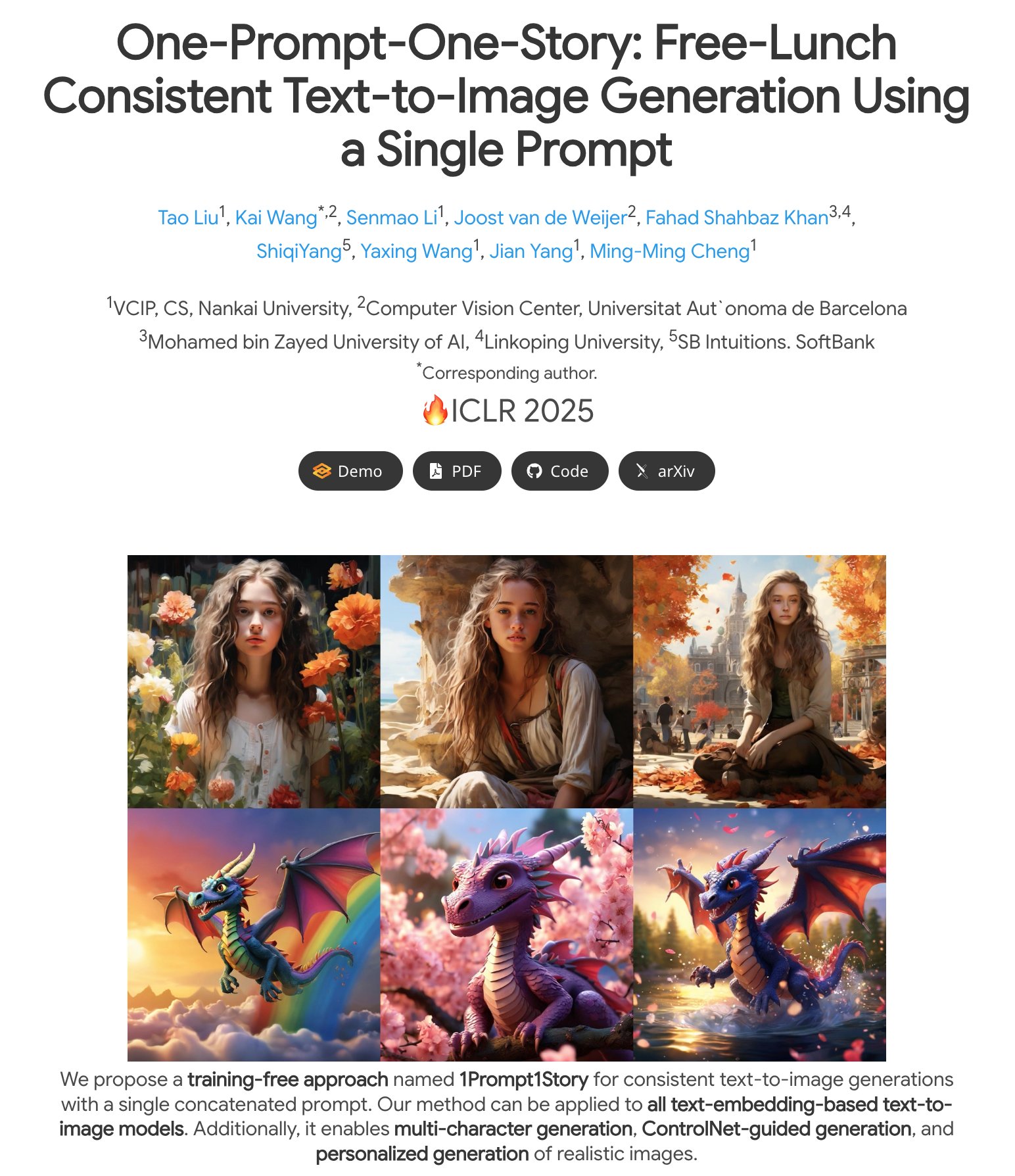 1Prompt1Story: Creative AI Generation from Single Prompts
