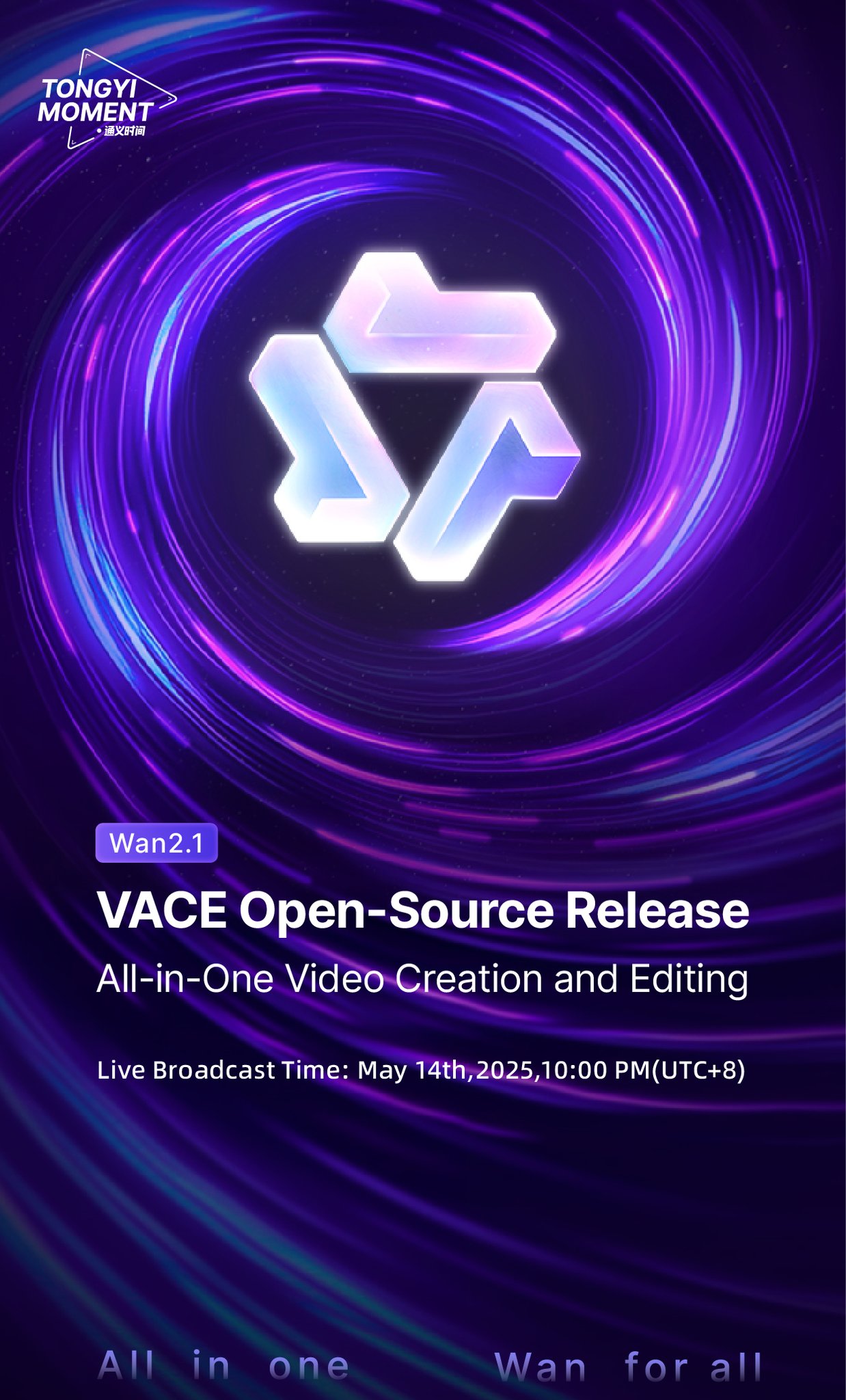 Alibaba Open-Sources Wan2.1-VACE Video Creation Model