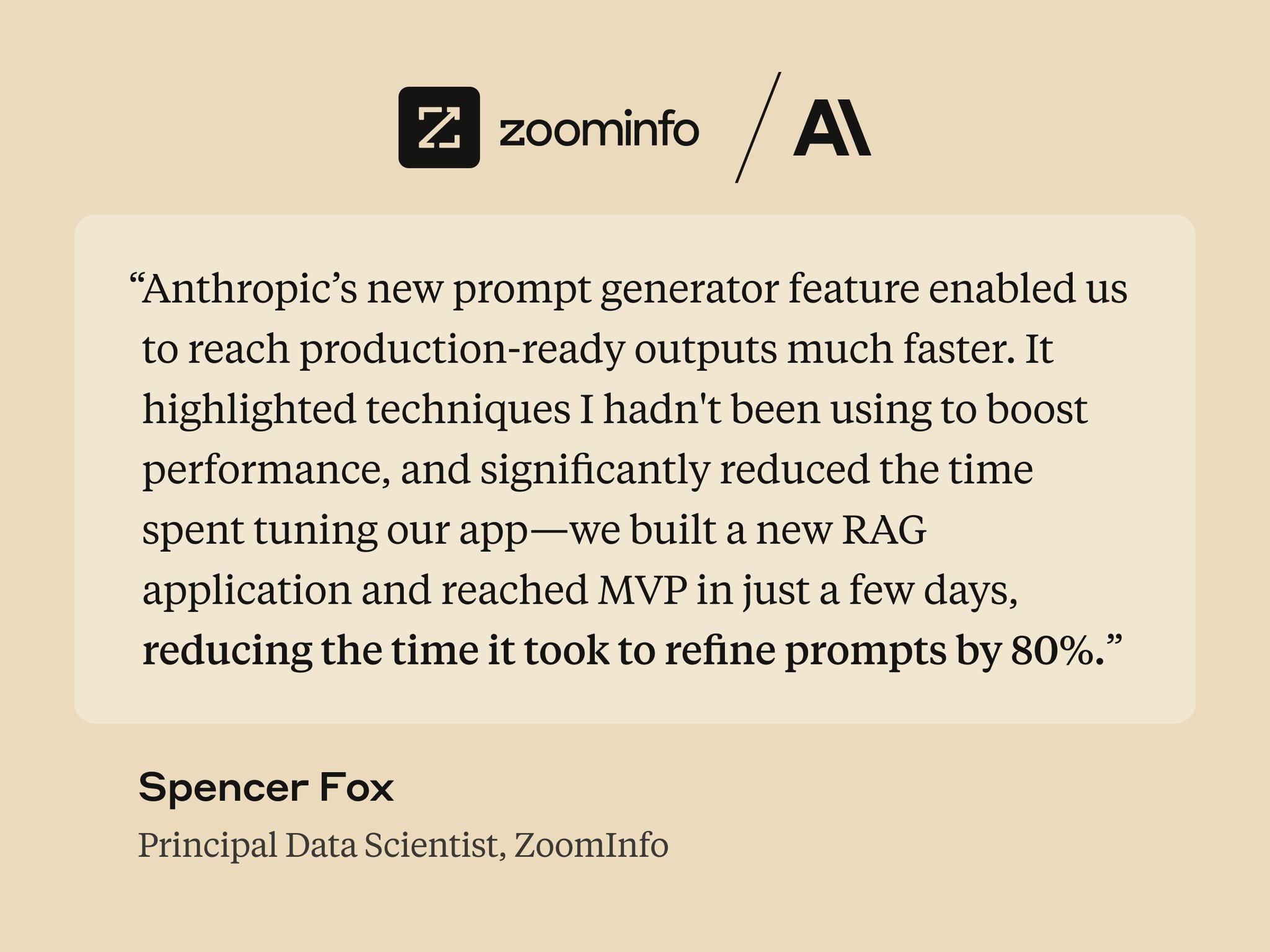 Zoominfo Leverages Claude for RAG Application Development