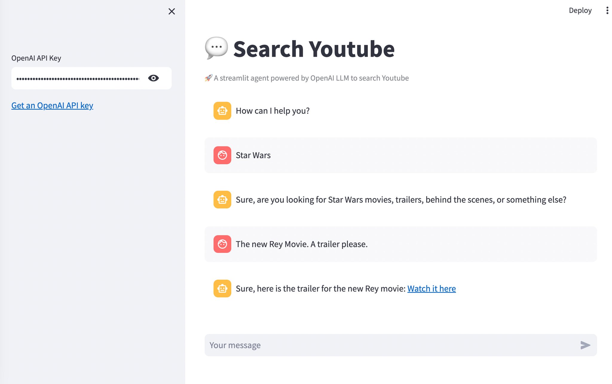 Building YouTube Search Agents with LangChain and OpenAI