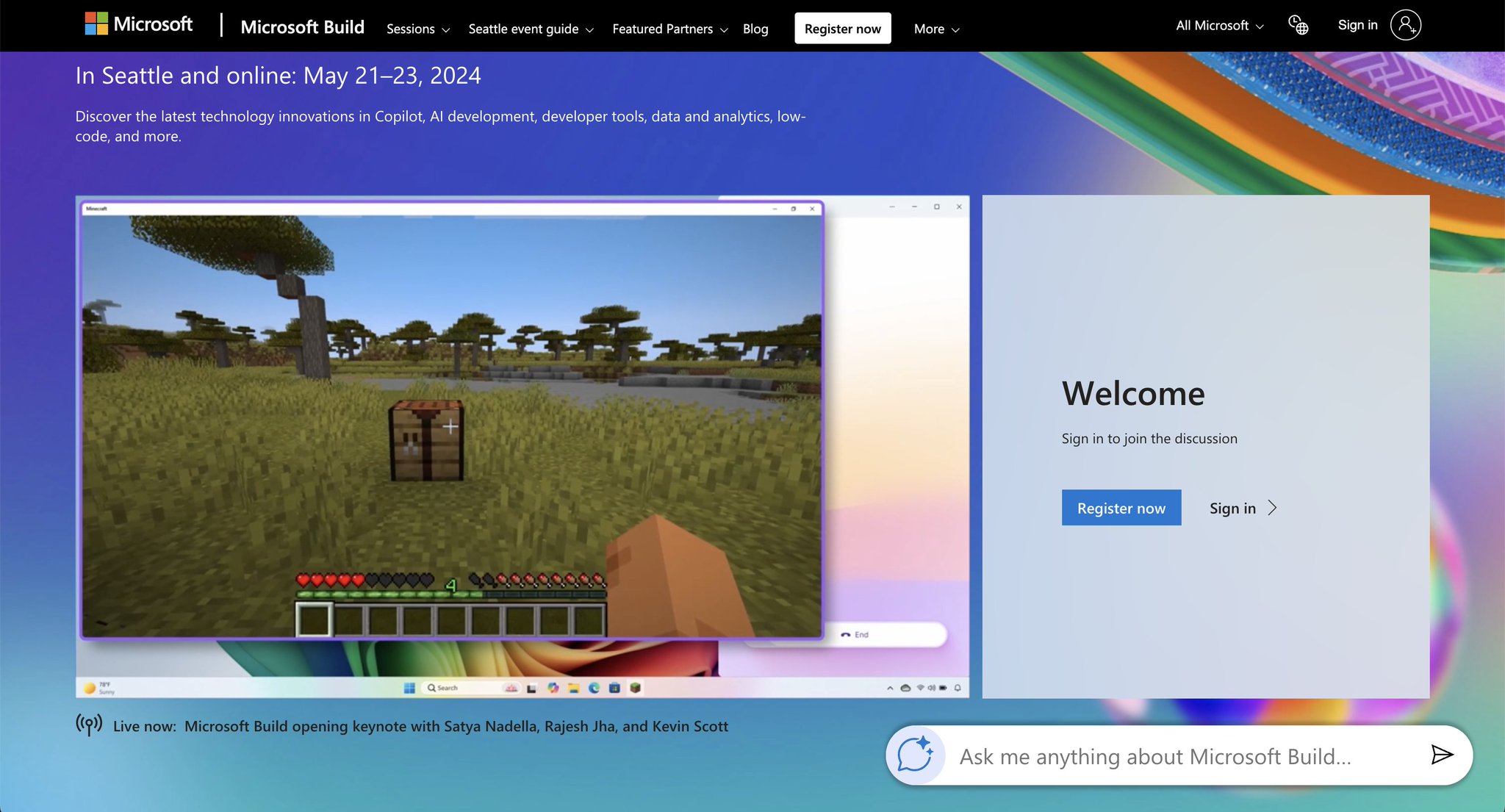 Using Microsoft Copilot for assistance in Minecraft
