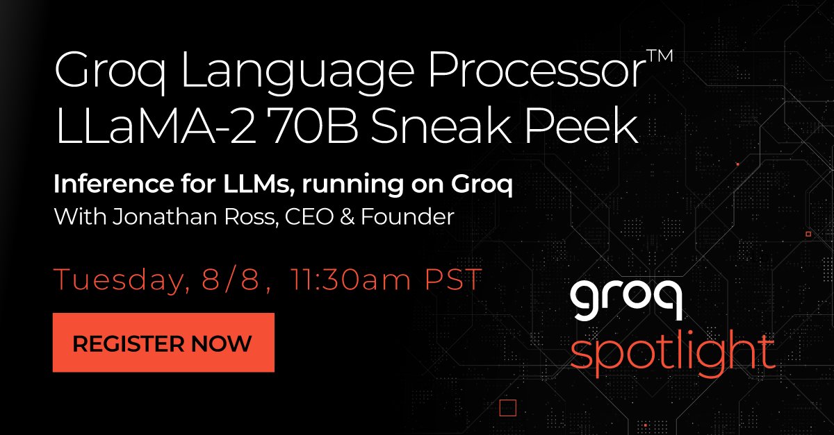 Groq Unveils LLaMA2 70B Ultra-Fast Inference Performance Demo