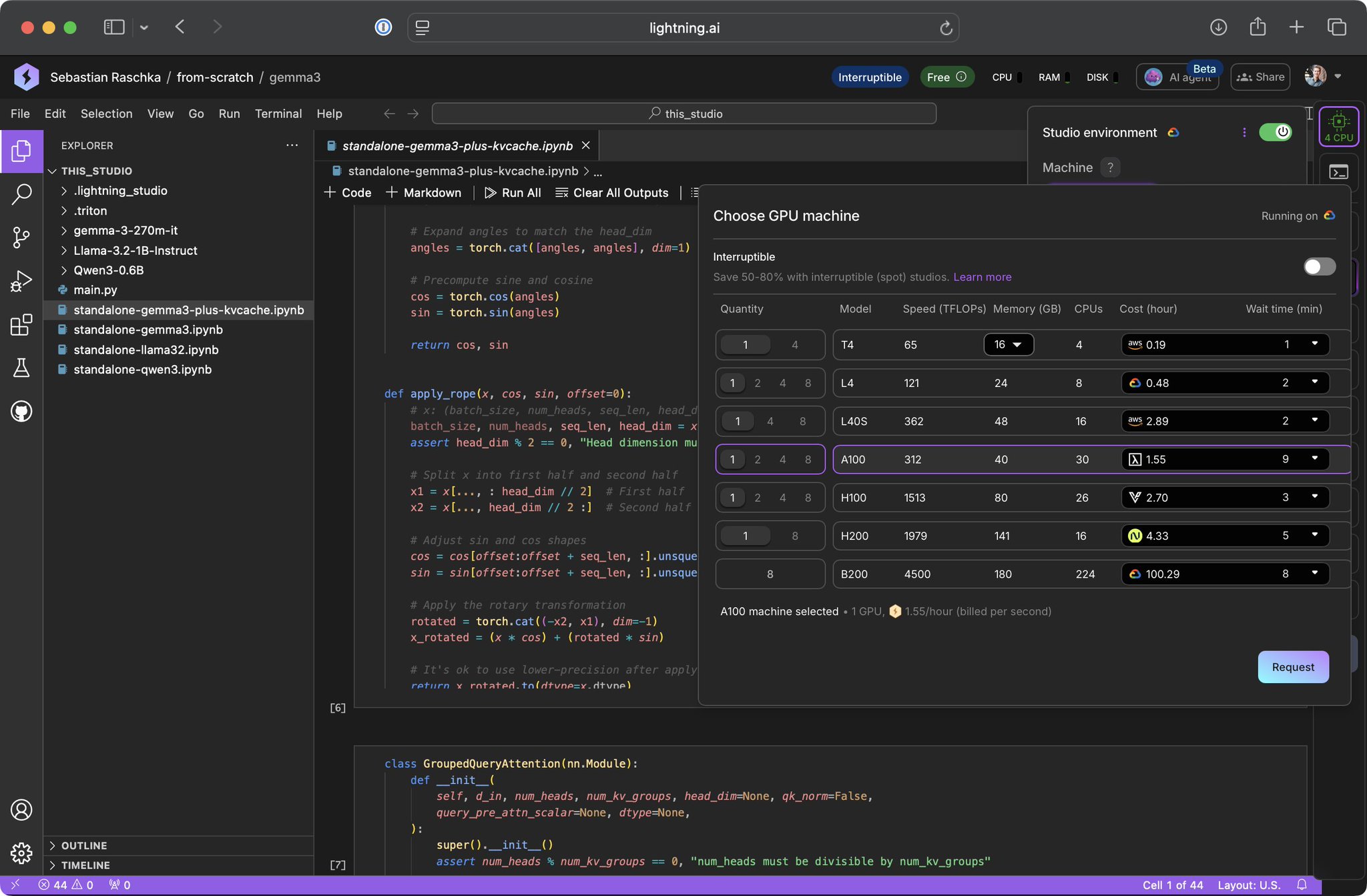 Lightning AI Cloud Compute Platform Offers Competitive GPU Pricing