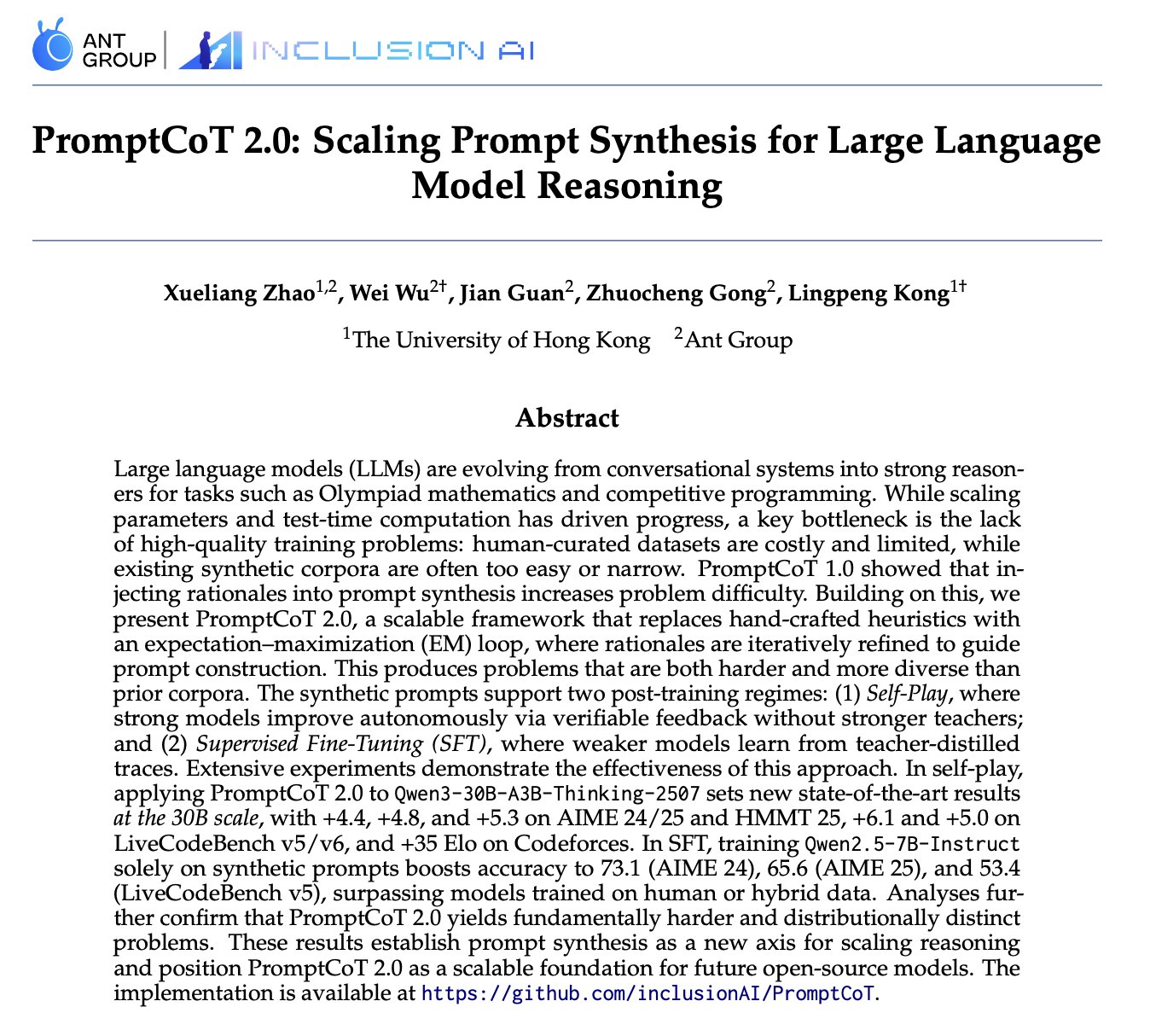 PromptCoT 2.0: Scaling Prompt Synthesis for LLM Reasoning