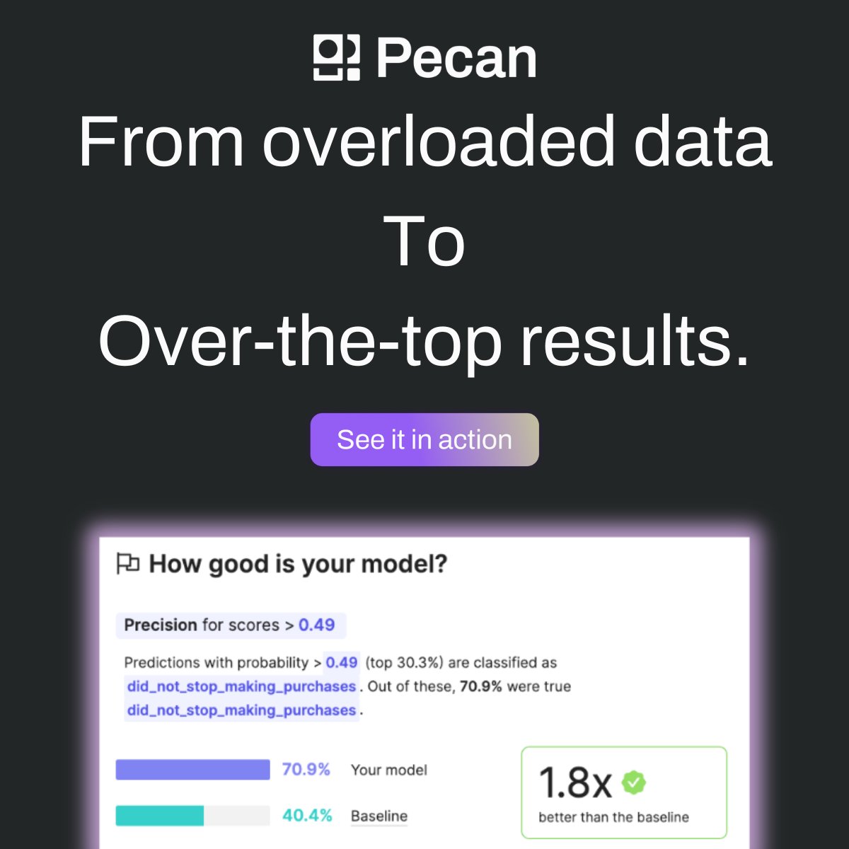 Free Demo of Pecan AI Analytics Platform Available Now