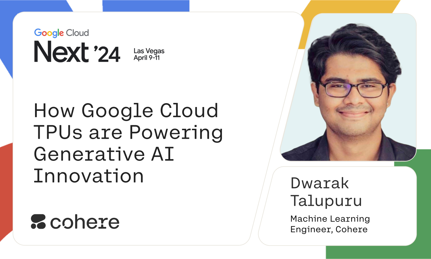 Cohere Showcases Generative AI Models on Google Cloud TPU