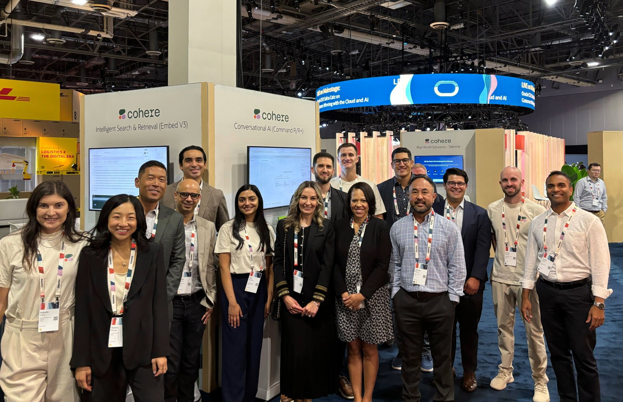 Cohere Showcases Command R+ and AI Solutions at Oracle CloudWorld