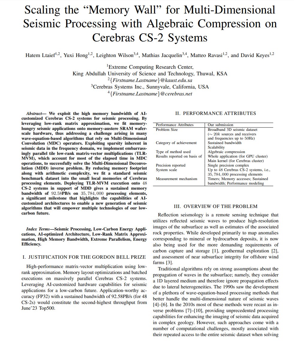 Cerebras CS-2 Achieves Record 92.58 Petabytes Memory Bandwidth