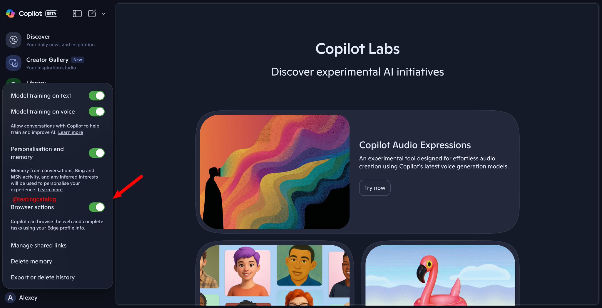 Microsoft Tests Browser Actions for Copilot in Edge