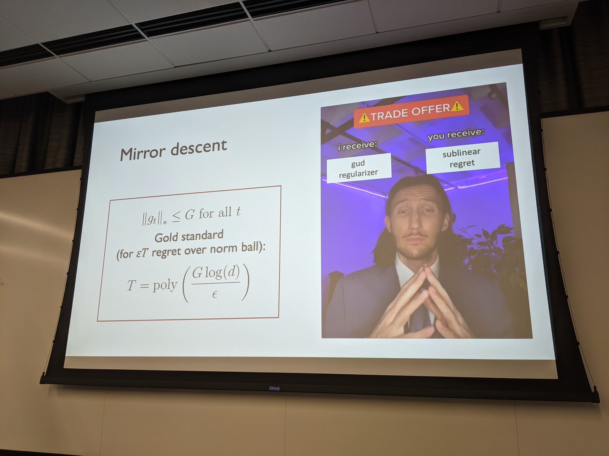 Mirror Descent Algorithm Explained by Kevin Tian