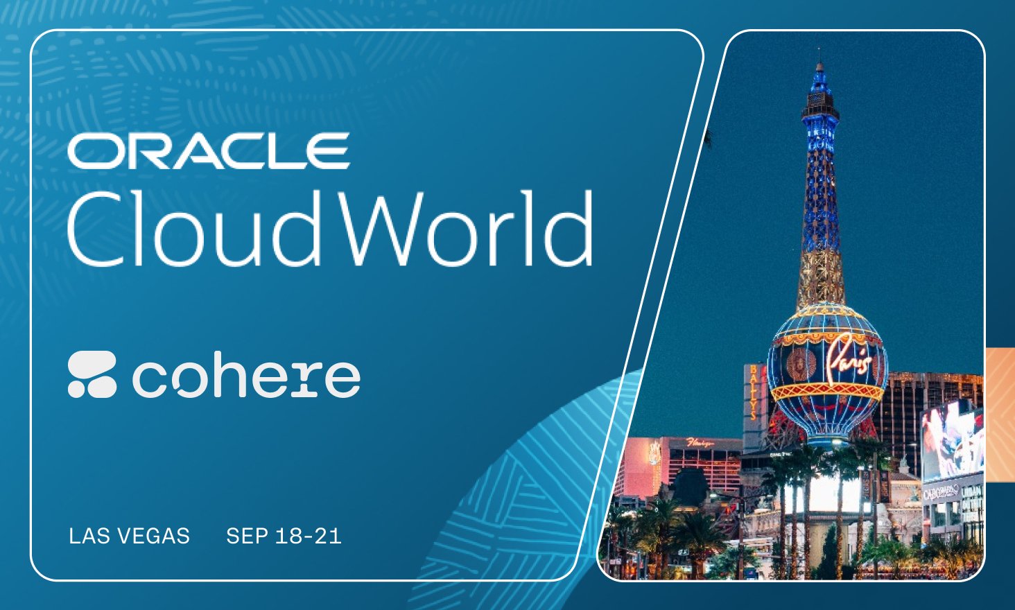 Cohere Showcases AI Solutions at Oracle CloudWorld 2023