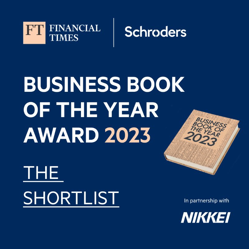 Author Shortlisted for FT Business Book of Year Award