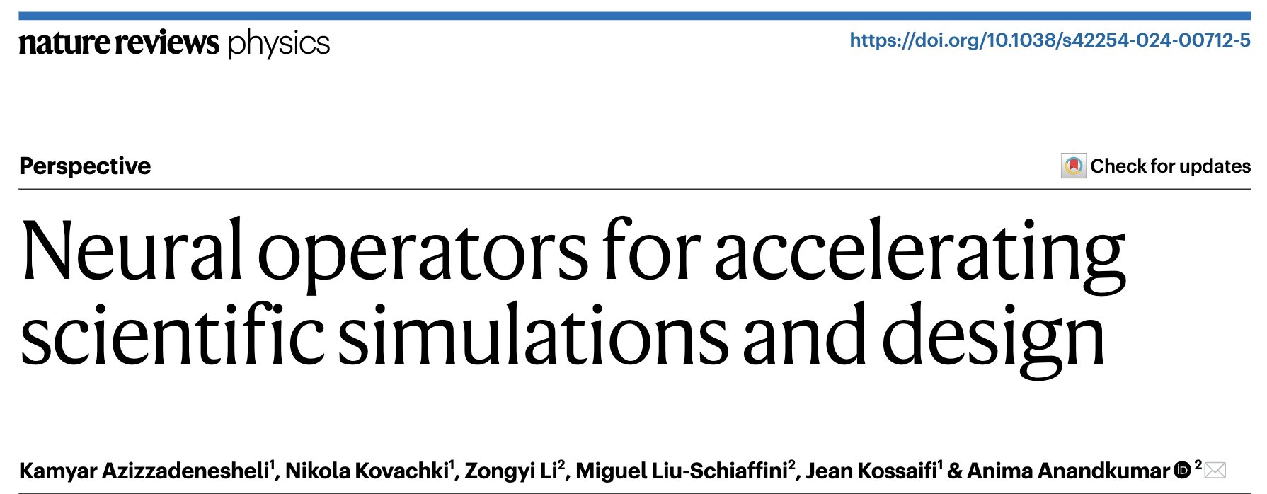 Neural operators accelerate simulations and design