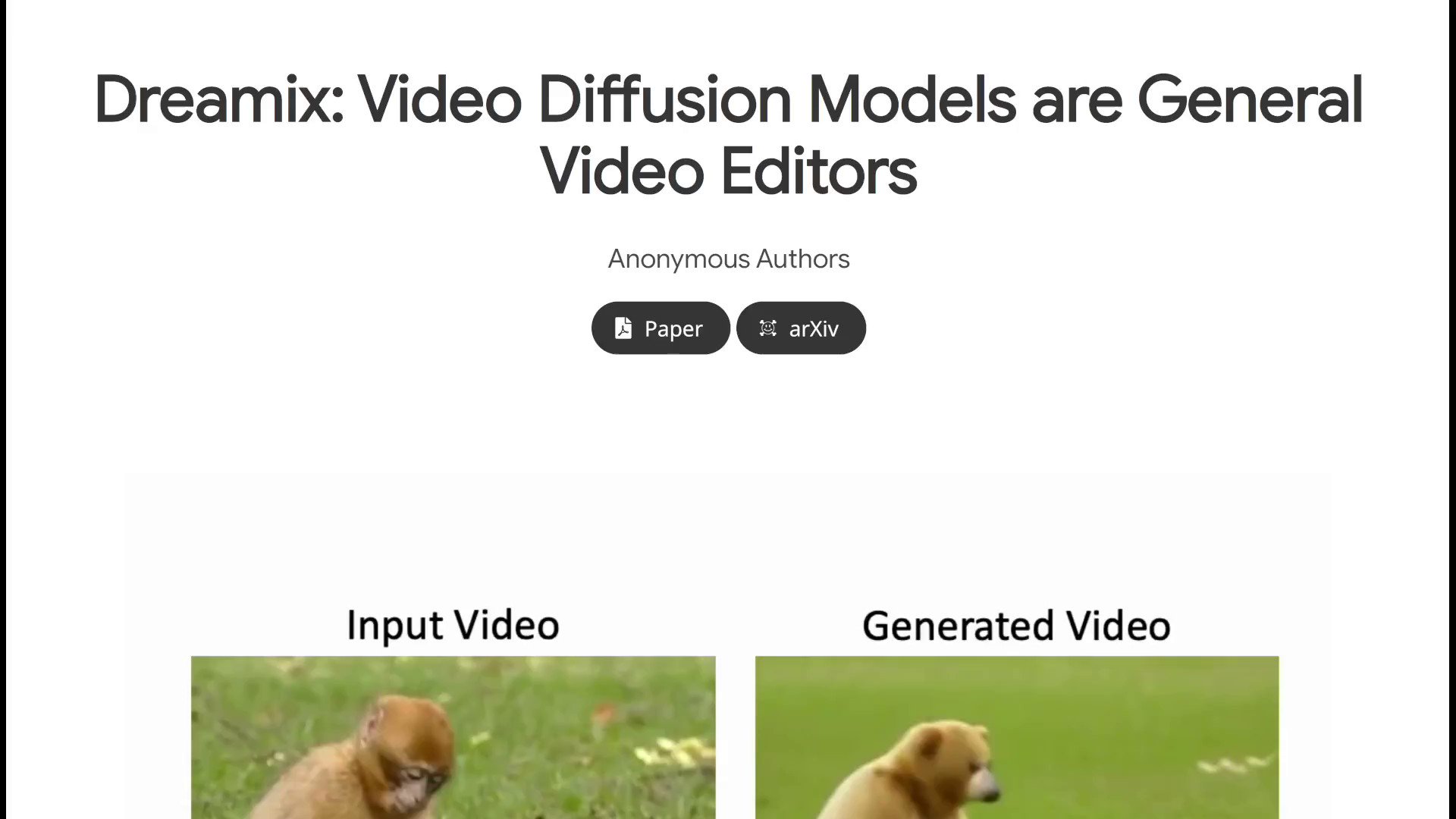 DREAMIX: AI Video Editing Tool Generates Videos from Prompts