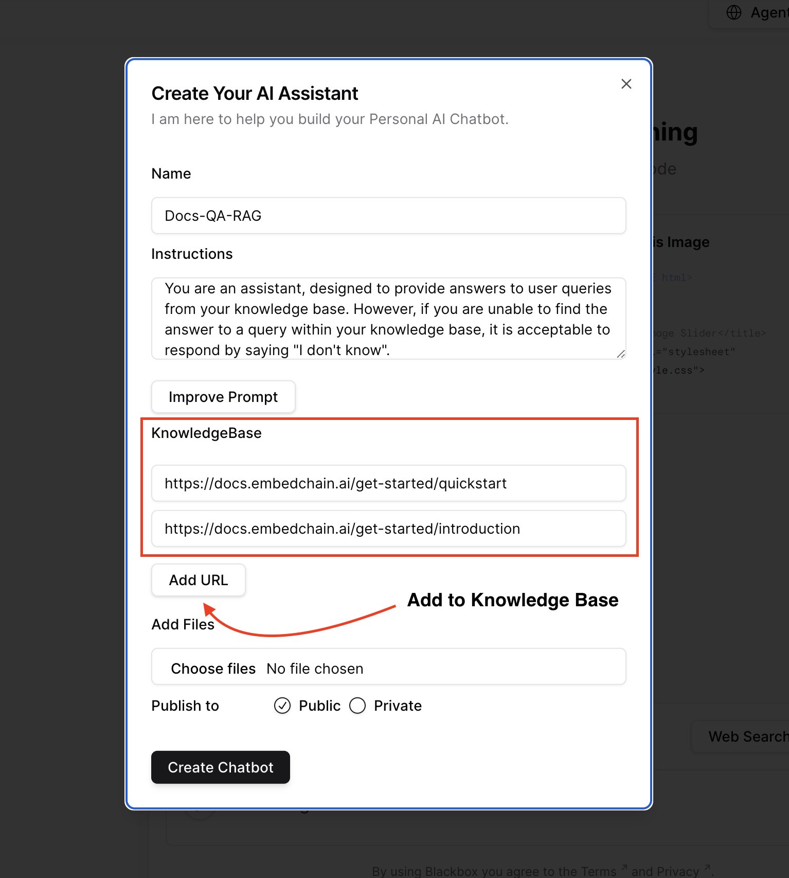 Adding Data to Knowledge Base for AI Systems