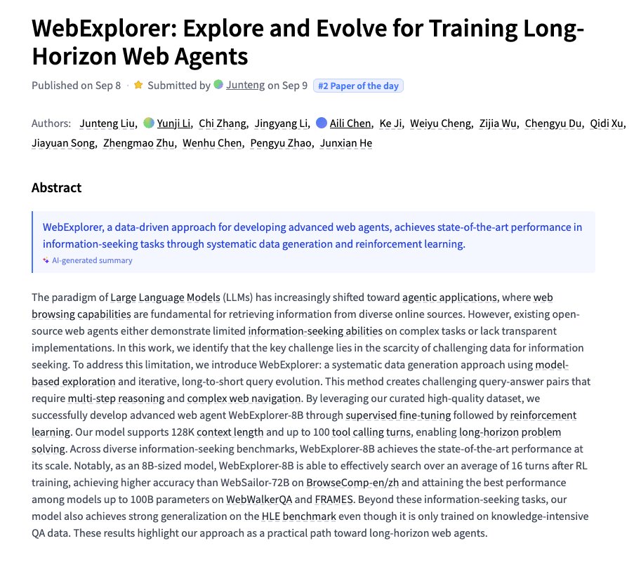 WebExplorer: Training Long-Horizon Web Agents Through Exploration