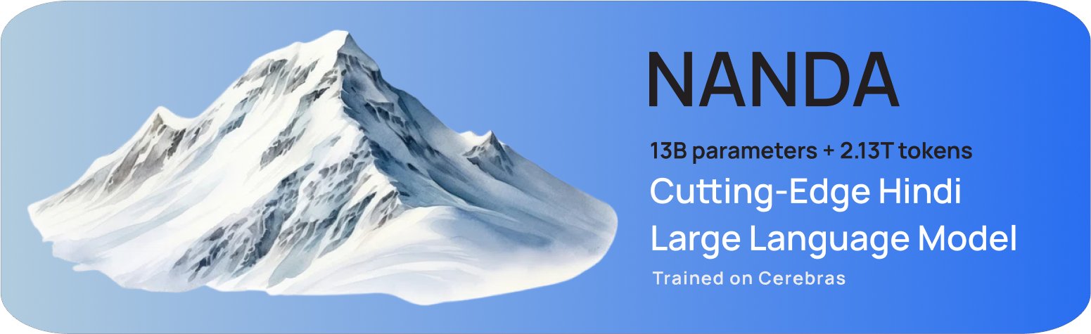 NANDA: Advanced Hindi Large Language Model Unveiled