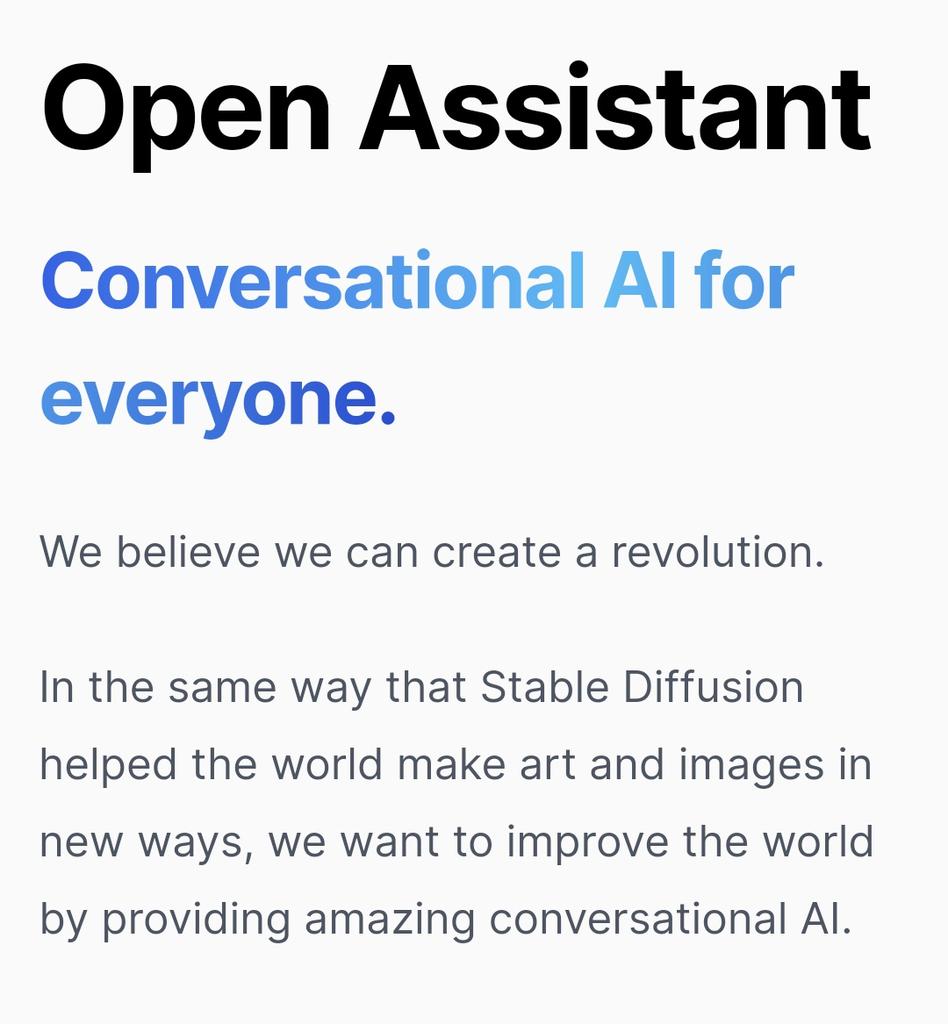Open Source Community Creates ChatGPT Alternative