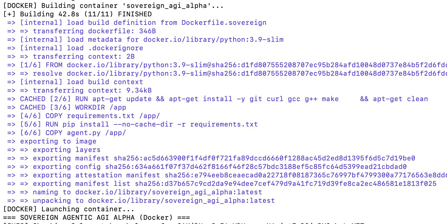 Sovereign Agentic AGI Alpha Pre-Release Launch