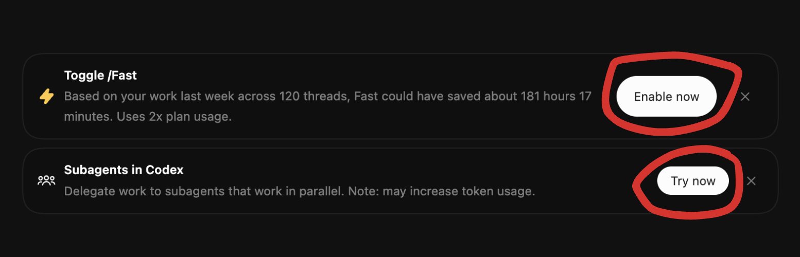 Codex Fast Mode PM Prefers Larger Buttons Than Subagent