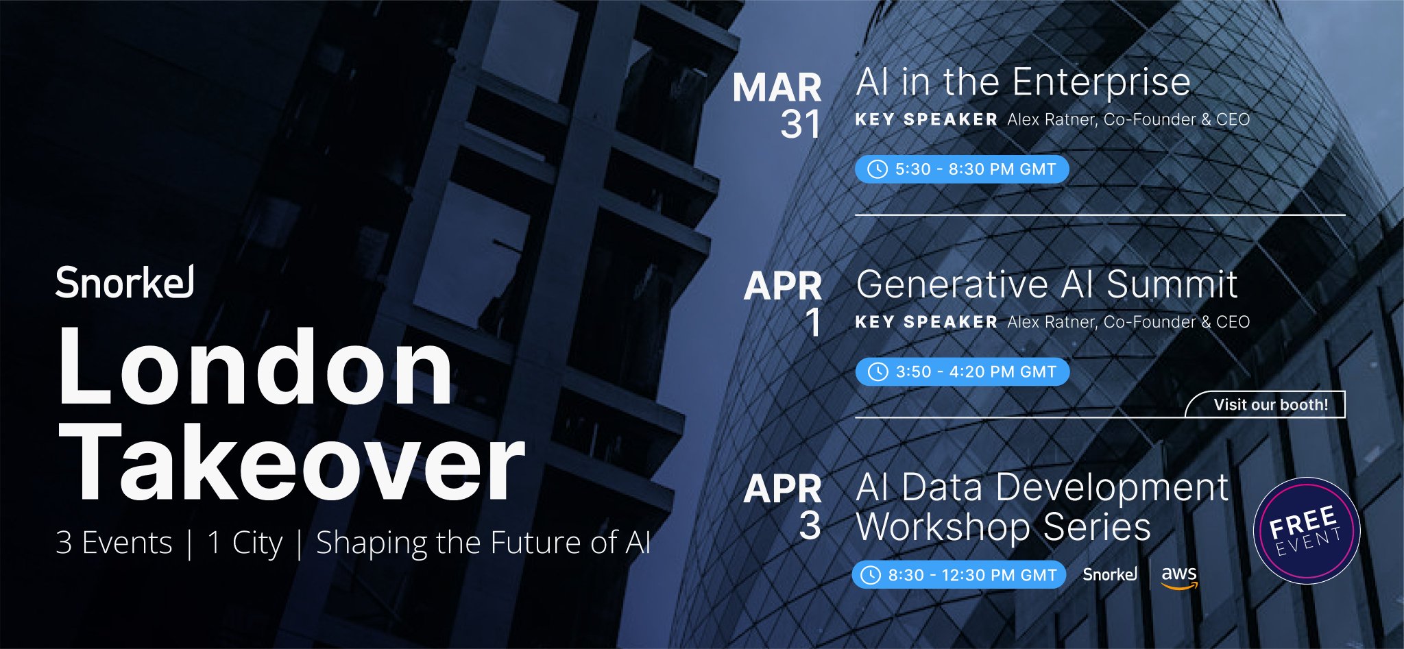 Snorkel AI London Events: Generative AI Summit Workshop Series