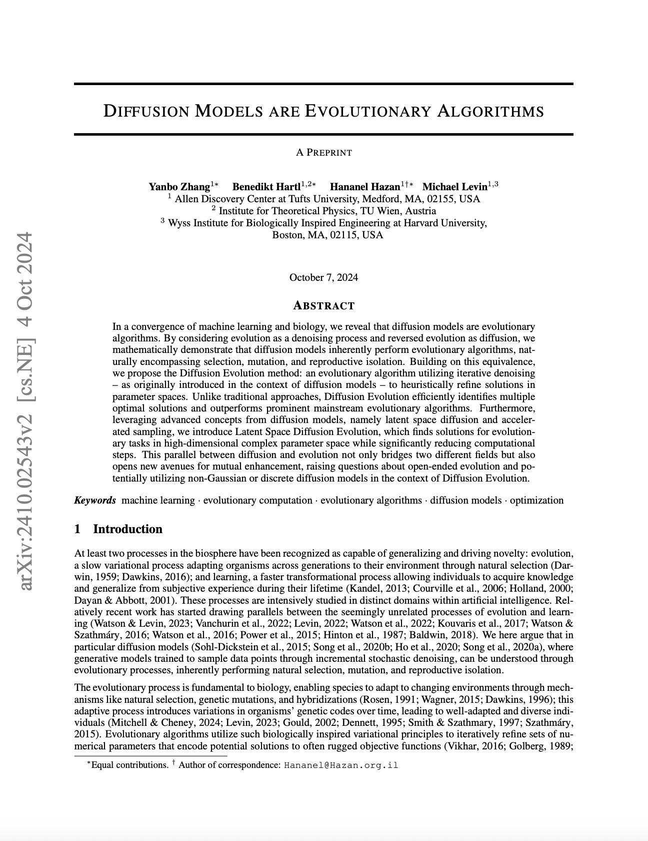 Diffusion Models Are Evolutionary Algorithms Study