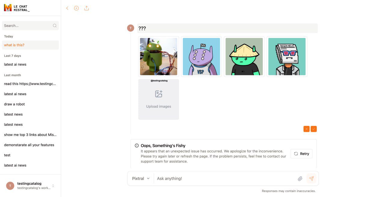 Pixtral on Le Chat adds image editing and multi-image support