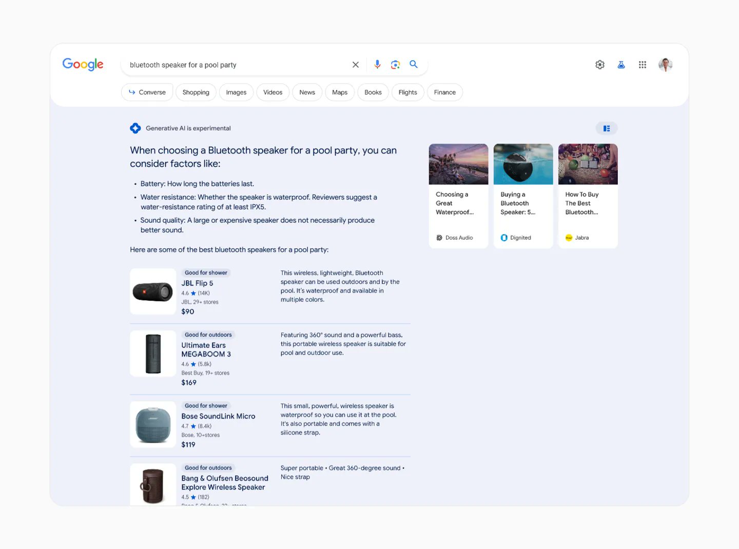 Google Search AI Snapshots Pull Information from Web