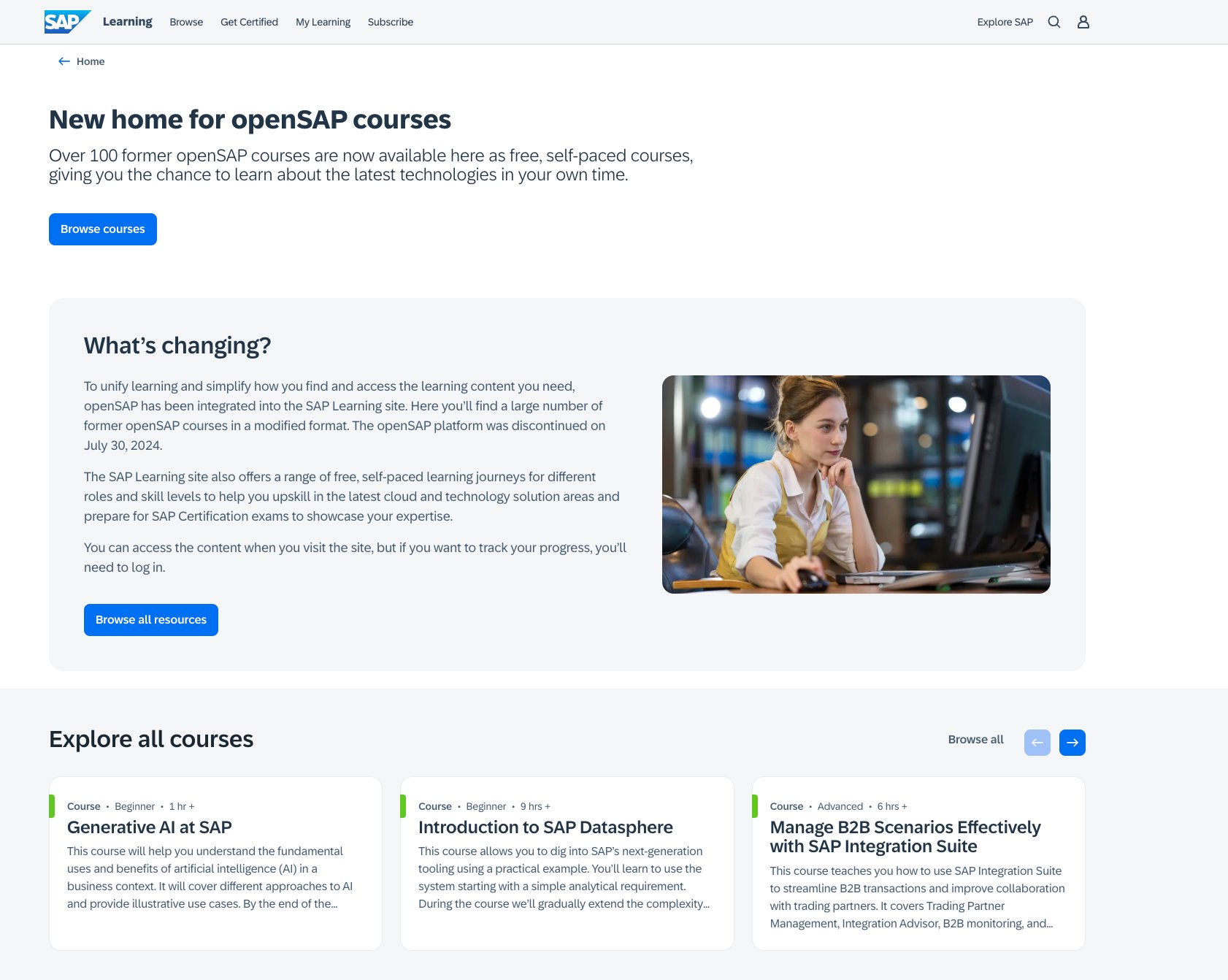SAP Launches Generative AI Course for Business Integration