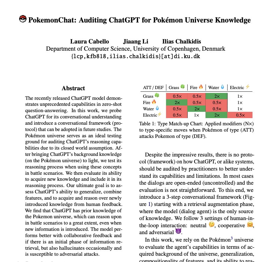 PokemonChat: Auditing ChatGPT’s Pokémon Universe Knowledge