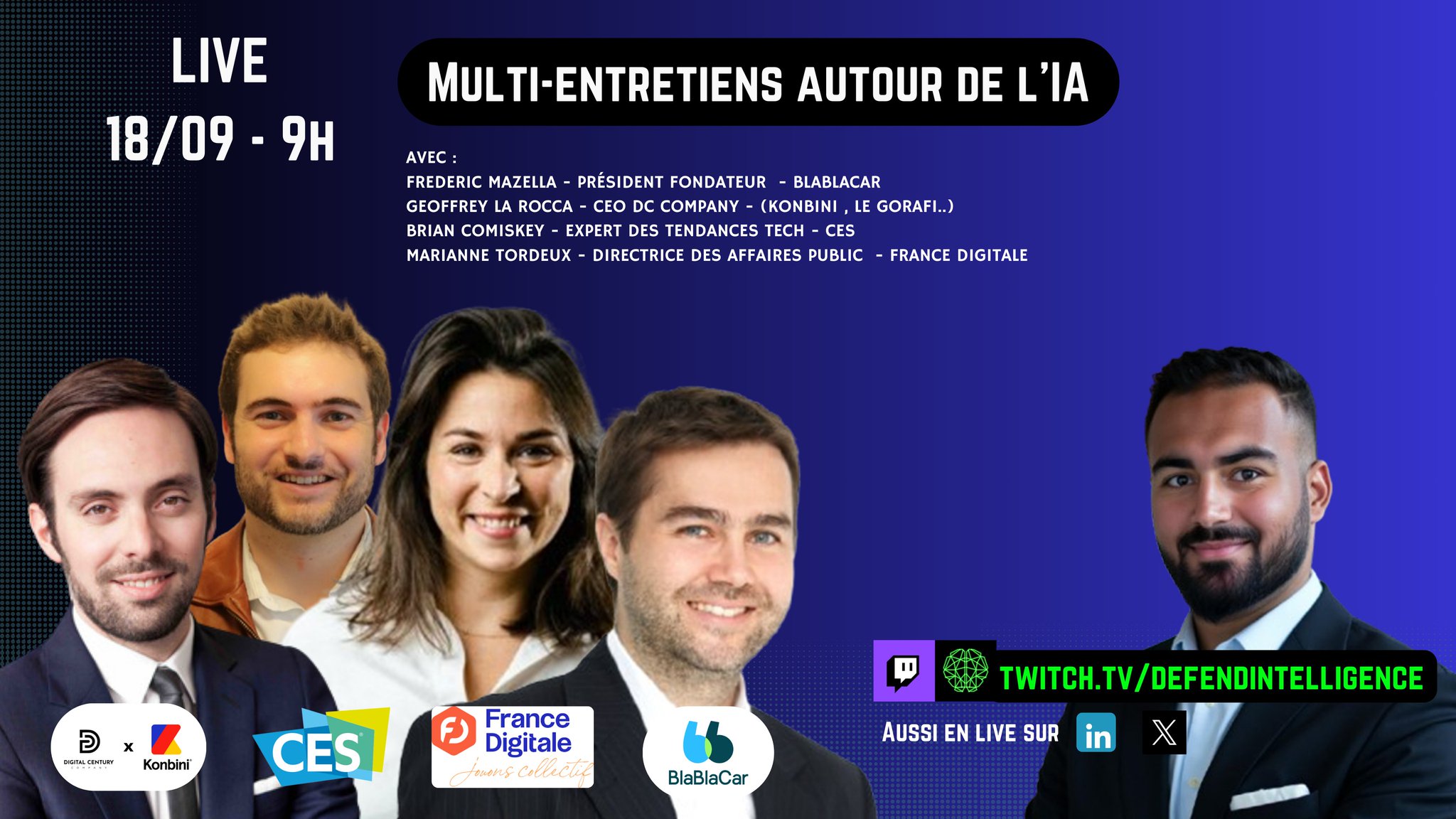1:1 Interviews with AI Experts Tomorrow