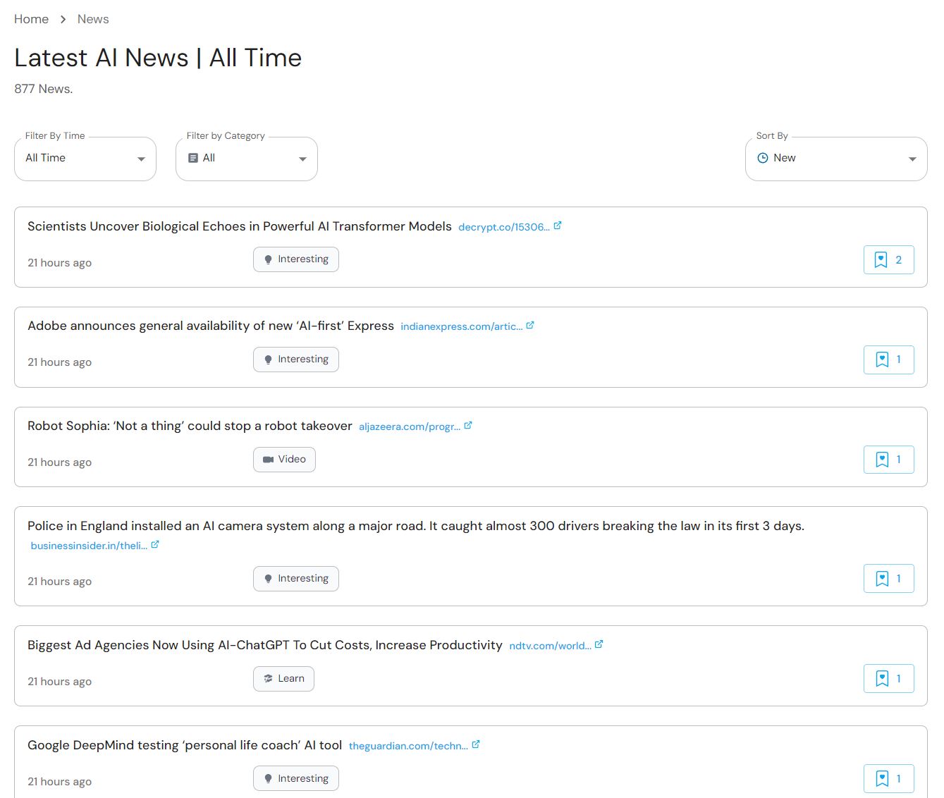 Daily AI News Updates From Futurepedia Platform