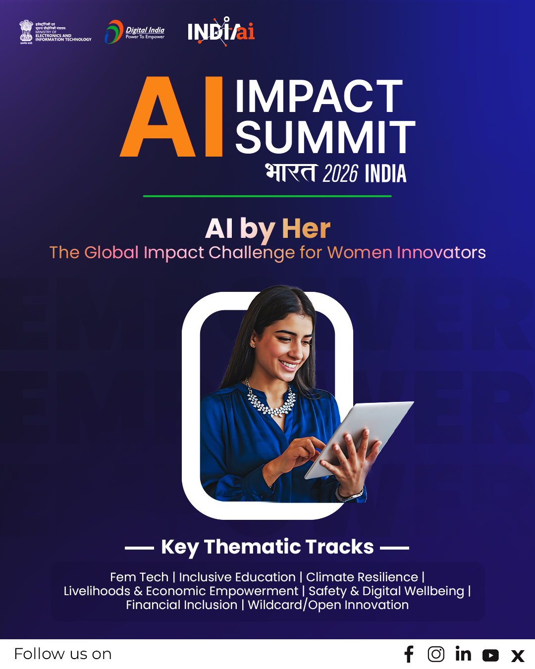 AI by HER Global Impact Challenge for Women Innovators